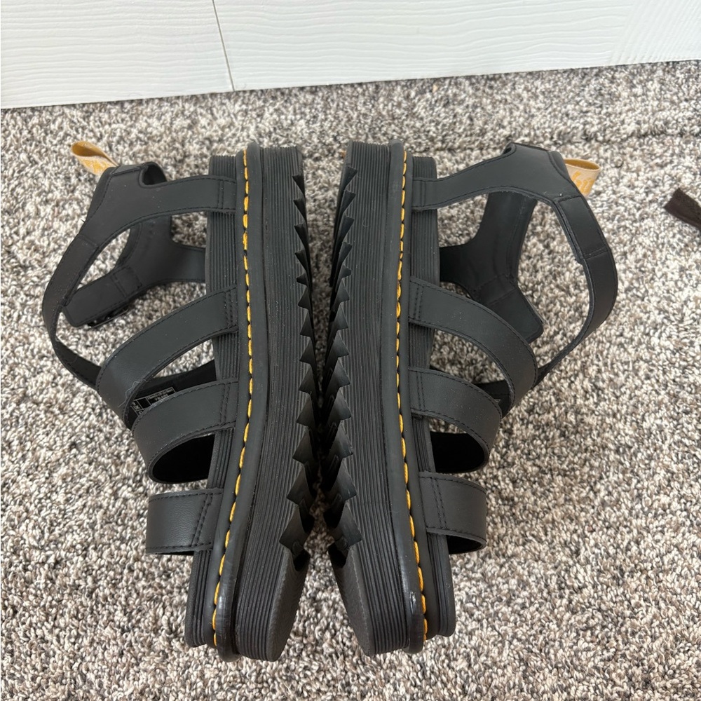 Dr. Martens Black Strappy Sandals